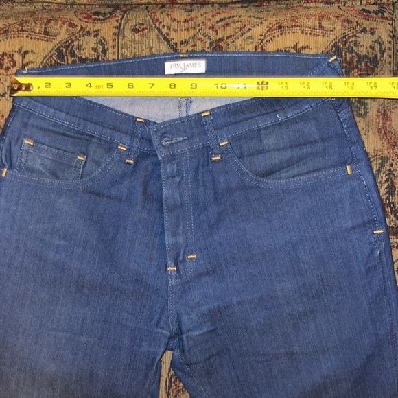 Blue Delta Men’s Custom Made Tom James Indigo Denim Jean Size 32 with 30” Inseam - Picture 11 of 11